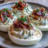 Bacon Ranch Deviled Eggs