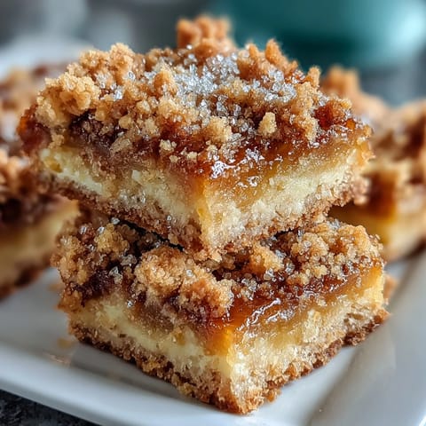 Golden crumb topping covers a bright yellow lemon layer in these delicious Homemade Lemon Crumb Bars.