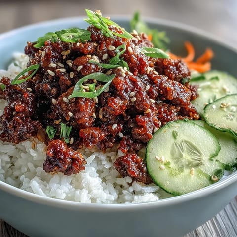Easy Korean Beef Bowl