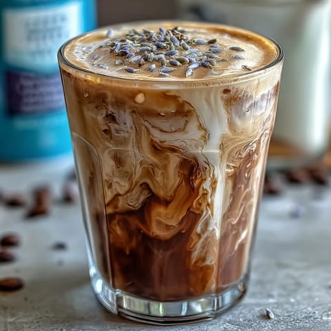 Lavender Oat Milk Latte