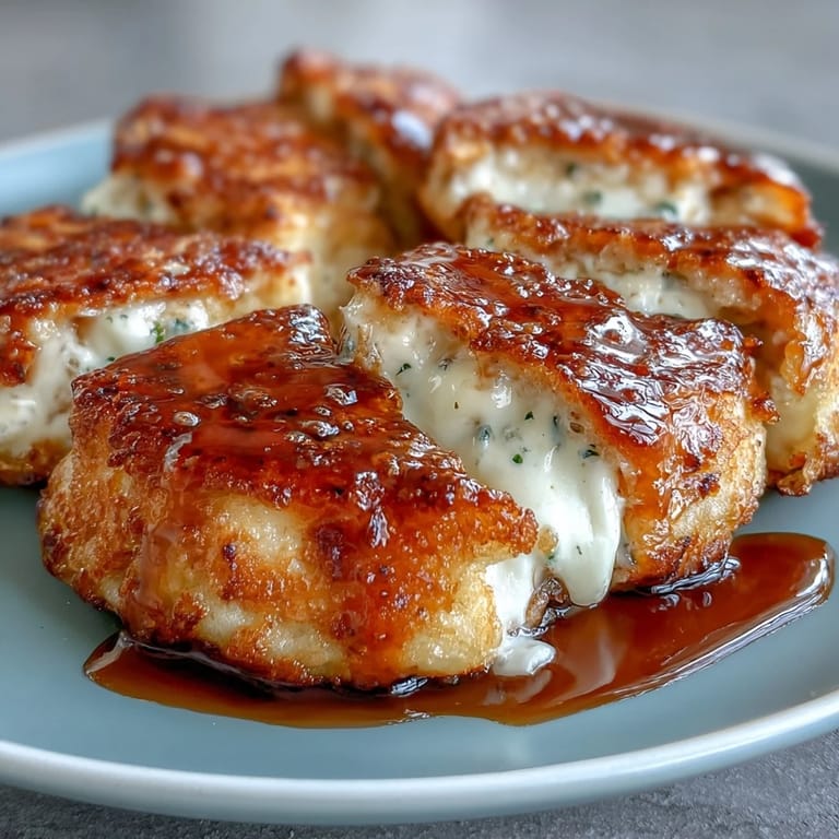 Freshly cooked Chīzu Imomochi appetizer arranged on a plate with sesame garnish, showcasing crispy edges and a rich, cheesy interior.