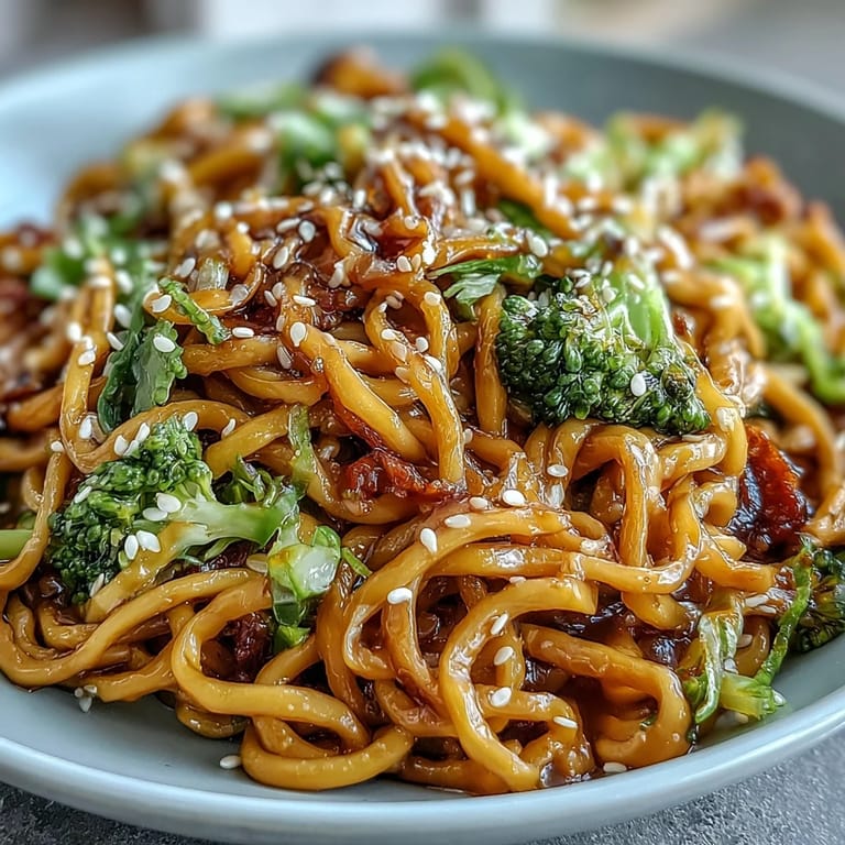 Quick Asian Teriyaki Noodle Bowl served steaming hot, perfect for a satisfying weeknight dinner.