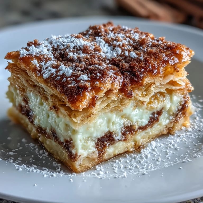 Flaky crescent crust surrounds creamy cheesecake in these Easy Cinco de Mayo Sopapilla Bars.